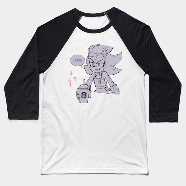 Shadow the Hedgehog Baseball T-Shirt by Sakuritah